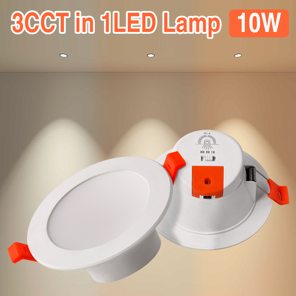 Led Down Light - 3CCT DIP swithable with SAA approval for Australia markets