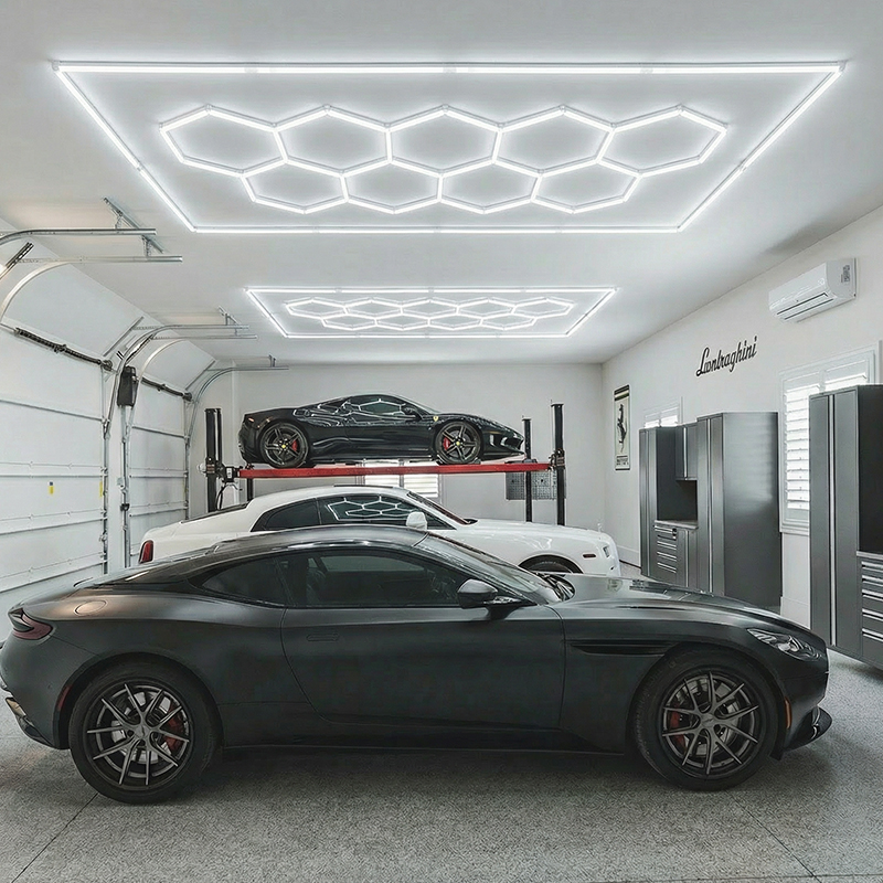 Nine Grids DIY Shaped Honeycomb Light for Car Detailing Shop